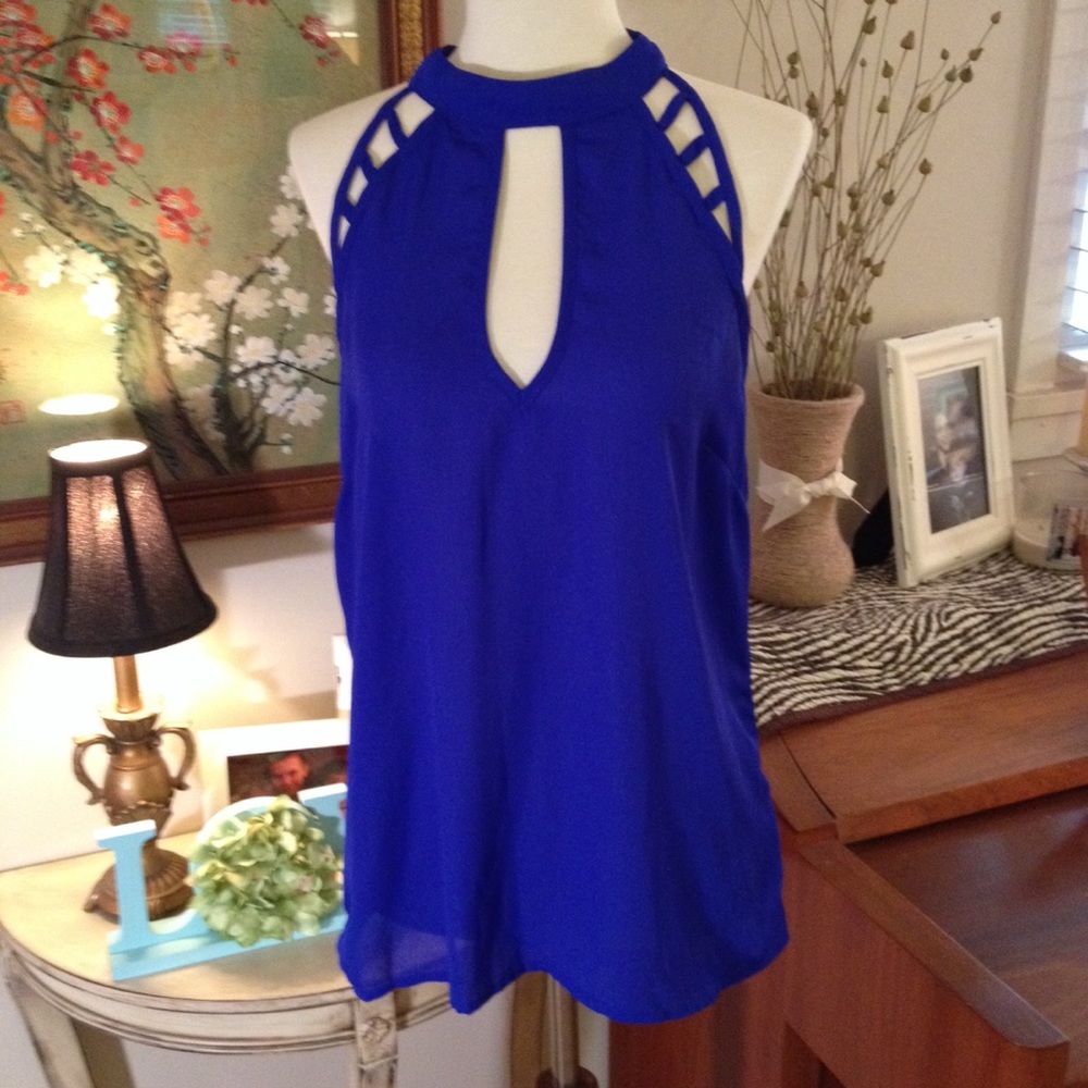 Cobalt Blue Swing Tank